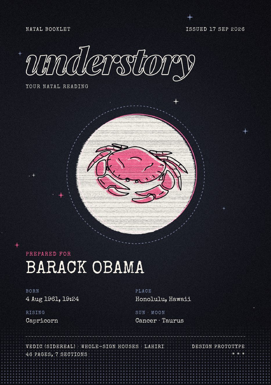 Cover of Barack Obama's Understory booklet